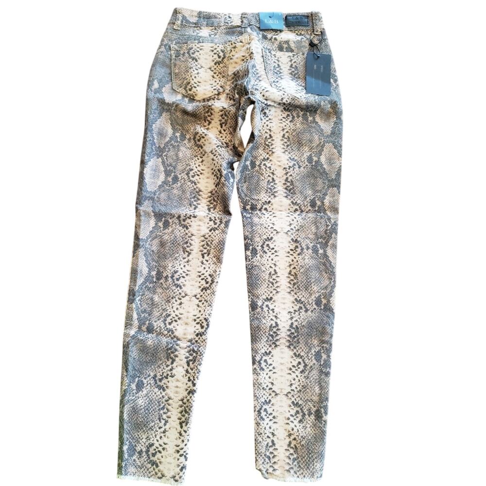 Lucky & Blessed L & B 2 tapered leg low rise jeans - Picture 2 of 8